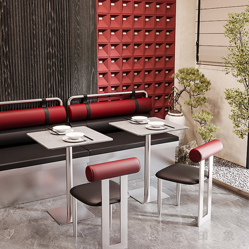 Banc rembourré en similicuir Modern Modern