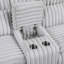 Causeuse inclinable manuelle moderne et contemporaine de 85 po Melita - Causeuse inclinable manuelle double Corduroy-1728898059