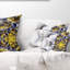 Coussin lombaire floral fractal