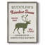 «Christmas Farm Sign Collection», reproduction encadrée en bois massif-875254399