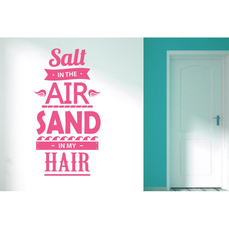 Non-Wall Damaging Wall Decal, Pink, Large
