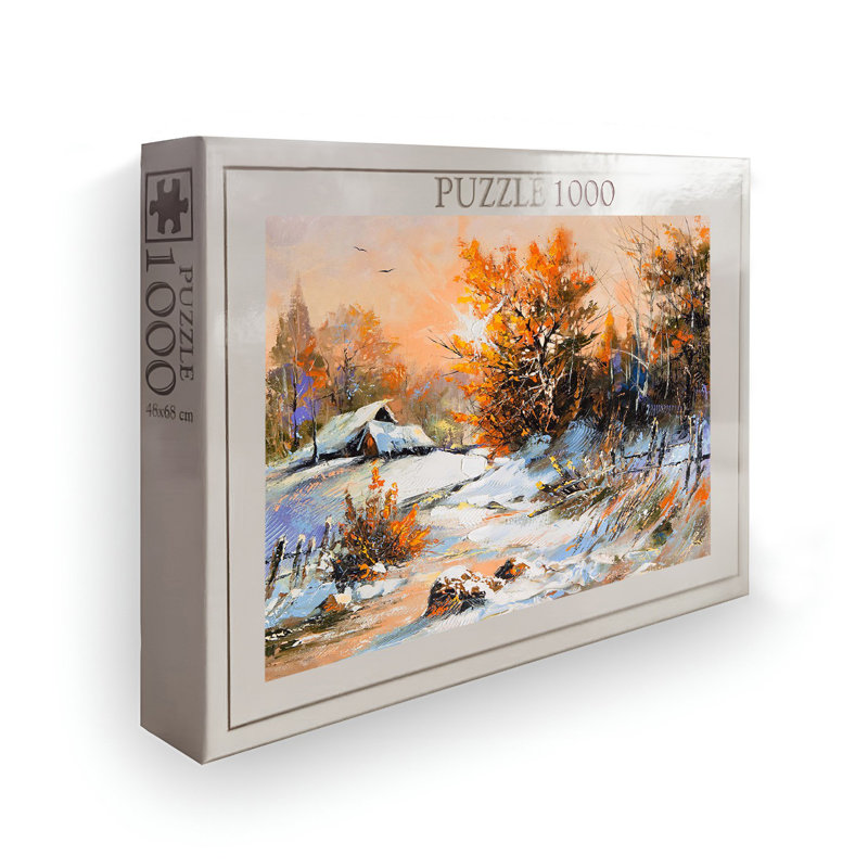 1000-Piece Jigsaw Puzzle, 26.8 x 18.9 inches | High-Quality 100% Cardboard, Vibrant Design | Perfect for Family Fun, Stress Relief & Educational Play | Gift for Adults & Kids | Box Size: 13.2 x 9.1 x 2.0 inches