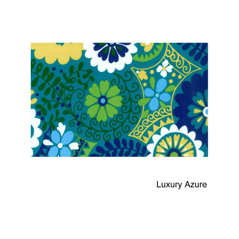Outdoor 5'' Seat Cushion, Luxury Azure