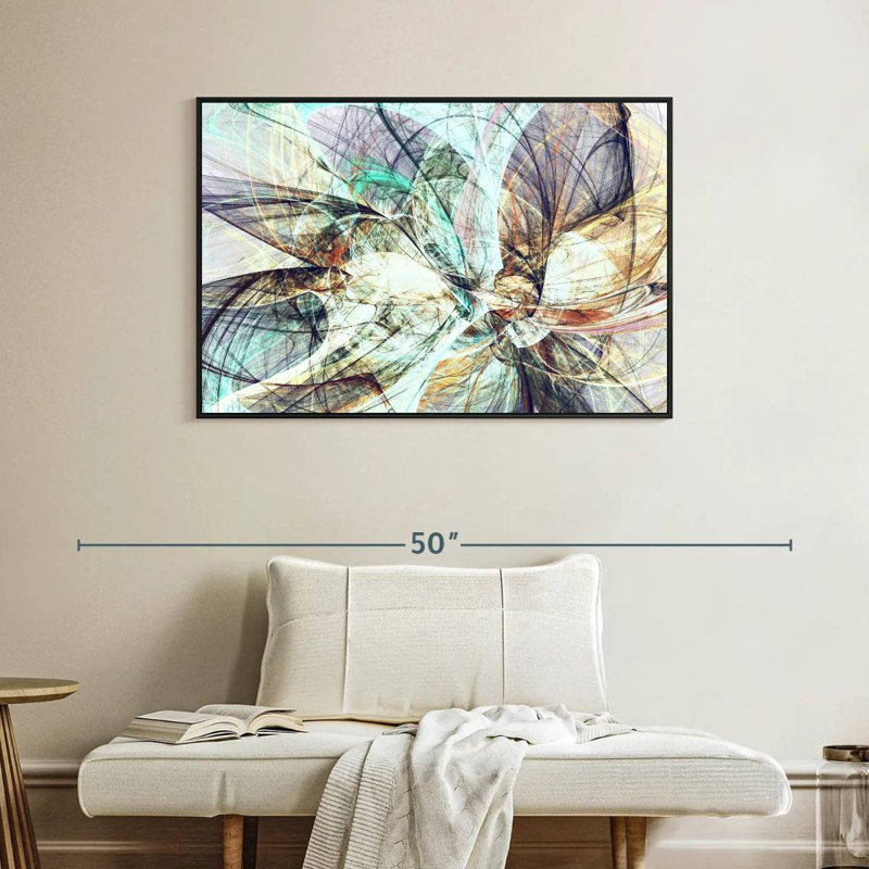 Avery couleurs en abstrait, H 27 po x l 40 po