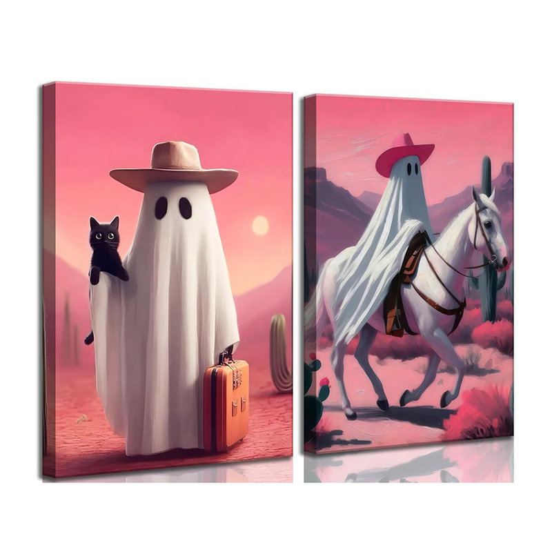 2 Piece Wrapped Canvas Print, 40" H x 30" W