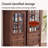 Walnut Solid Wood Display Cases