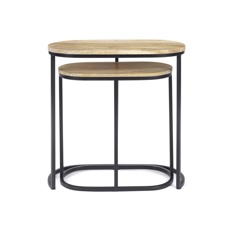 Ryleigh Frame Nesting Tables, Beige