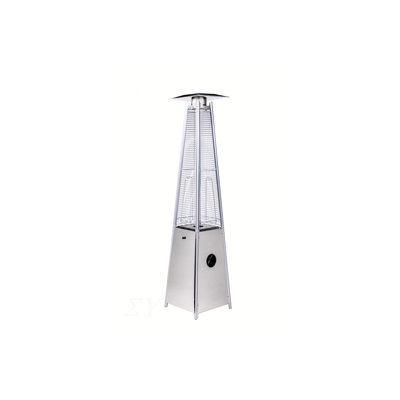 Quartz Galss Tube Patio Heater, Visual Flame Heater 40000BTU -Stainless Steel