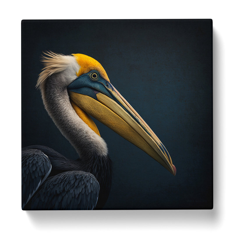 Pelican Bauhaus - Wrapped Canvas, 35cm H x 35cm W x 3cm D