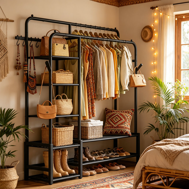 115 cm Clothes Rack