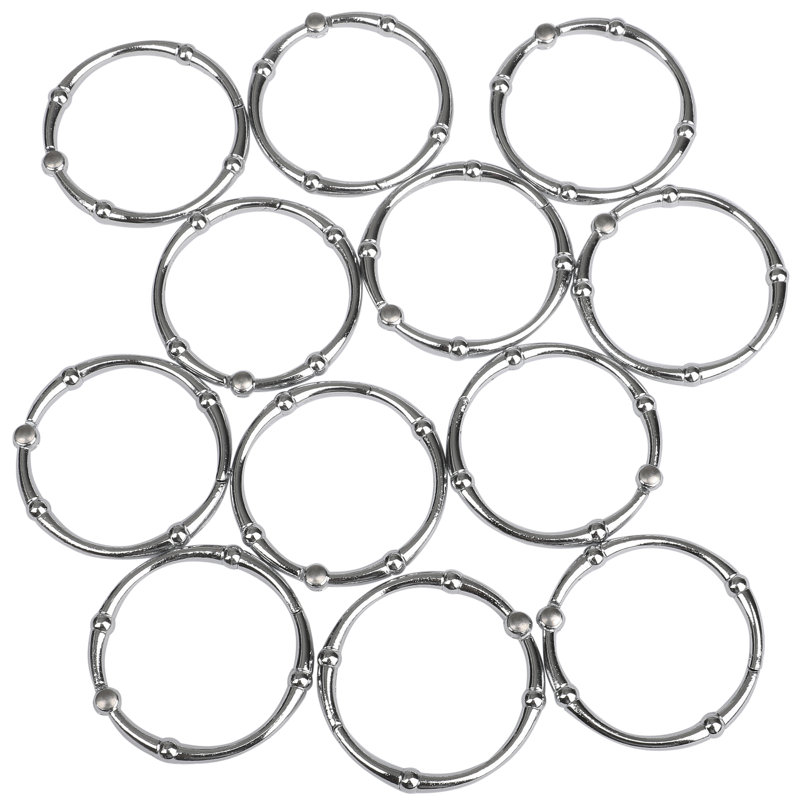Vivtoria Zinc Shower Curtain Hook, Chrome
