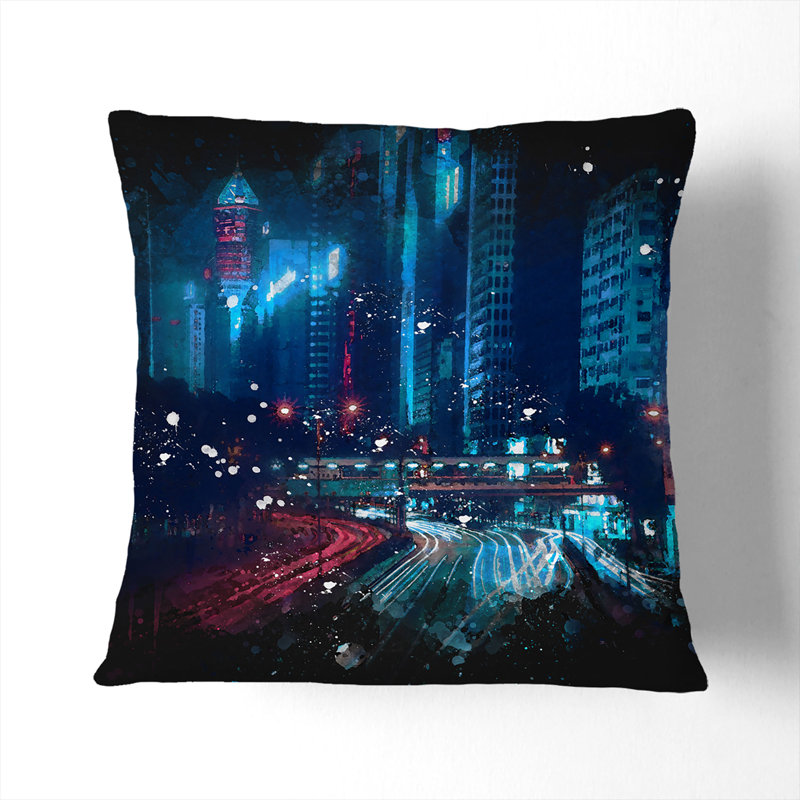 Square Throw Cushion, 55cm H x 55cm W x 20cm D