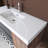 48" Wall-Mounted  Bathroom Vanity With Integrated Solid Surface Basin