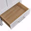 Meuble-lavabo de 36 po, armoire de rangement en bois massif, comptoir de meuble-lavabo autoportant avec lavabo