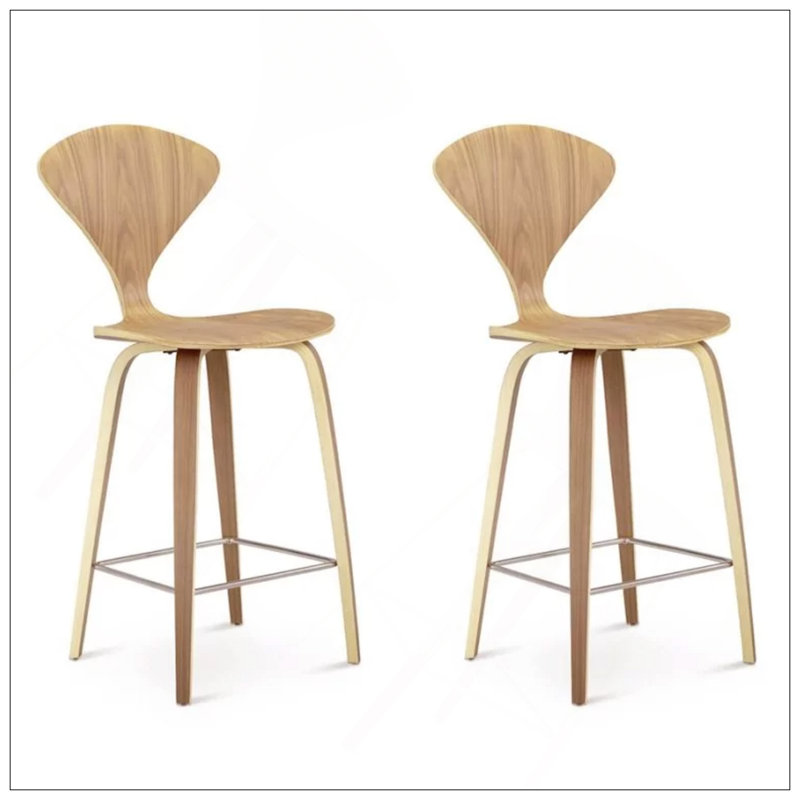 Ensemble de deux tabourets de comptoir Norman