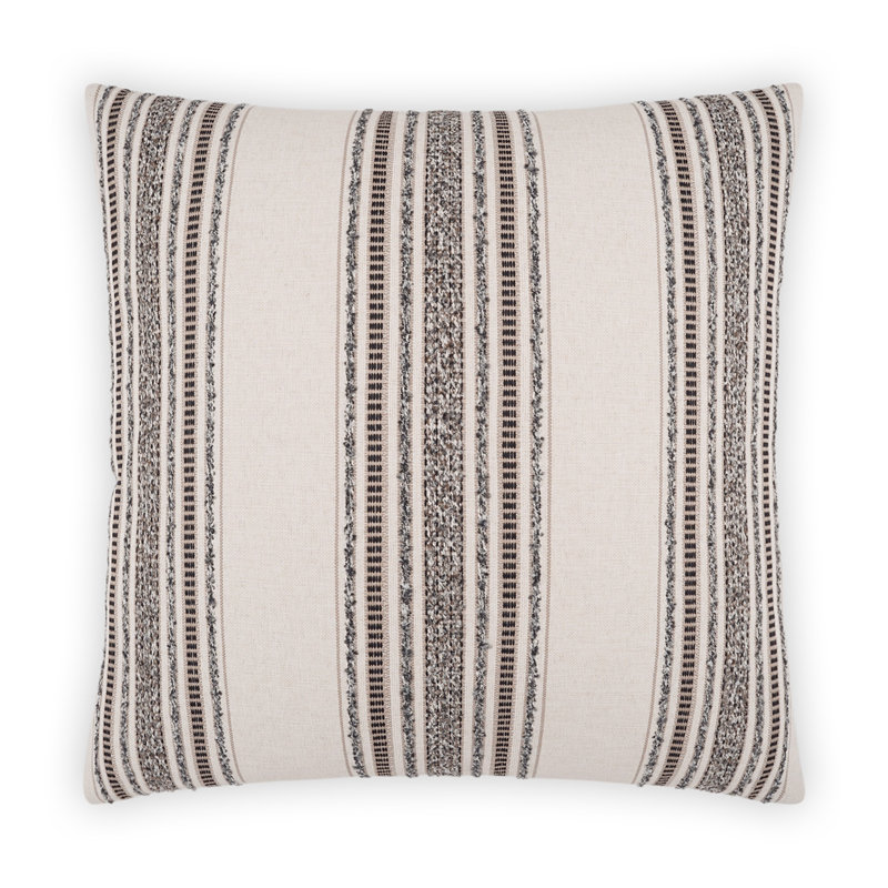 Coussin décoratif Larsen, Neutre, Carré 22 po