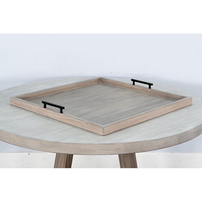 Plateau en bois Asharna, Bois naturel