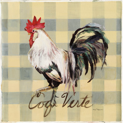 Coq Verte by Marilyn Hageman - Wrapped Canvas Painting