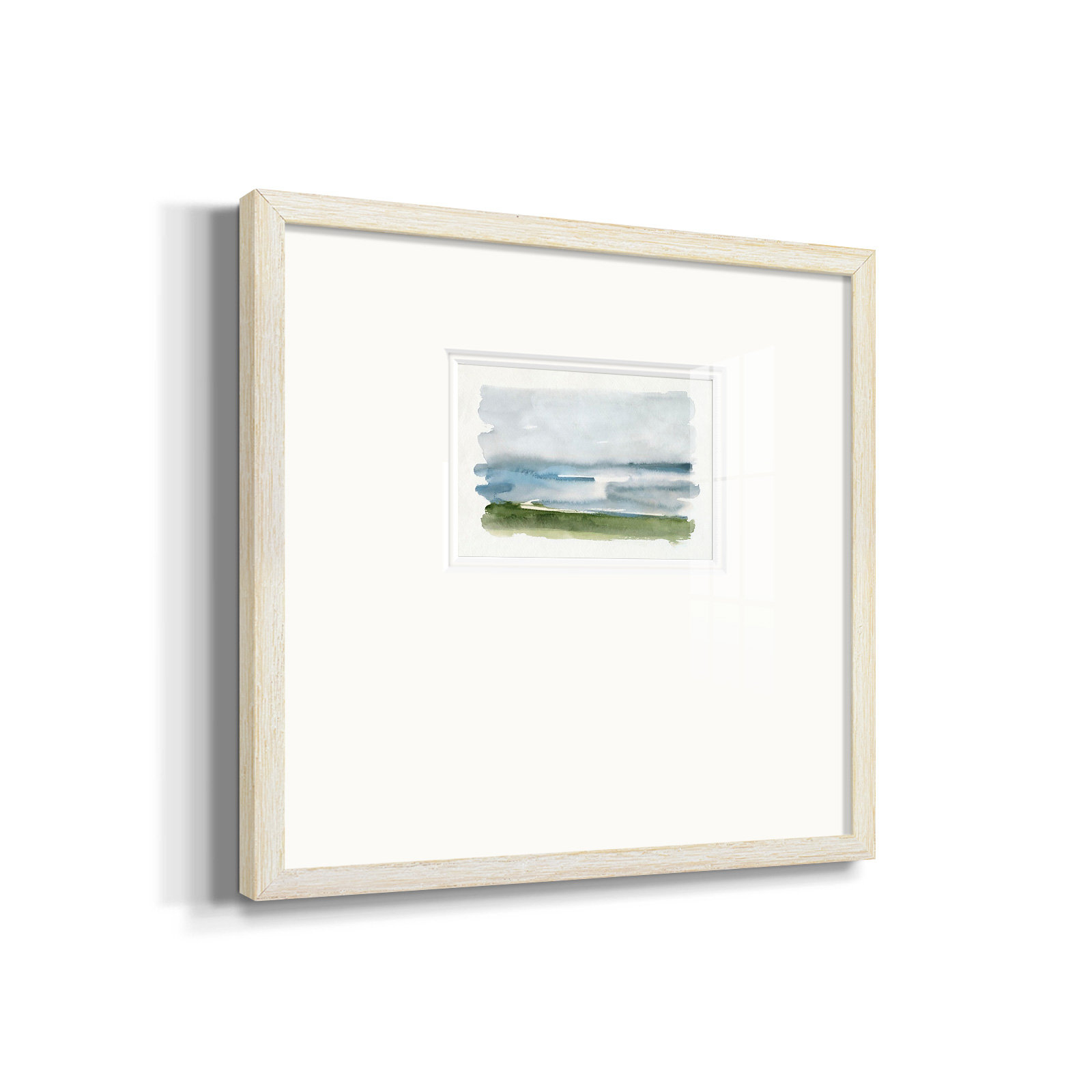 Coastline Splash II, 21" H x 21" W x 1.25" D, Gray