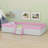 Upholstered Daybed Frame With Fence And Stairs-280585574