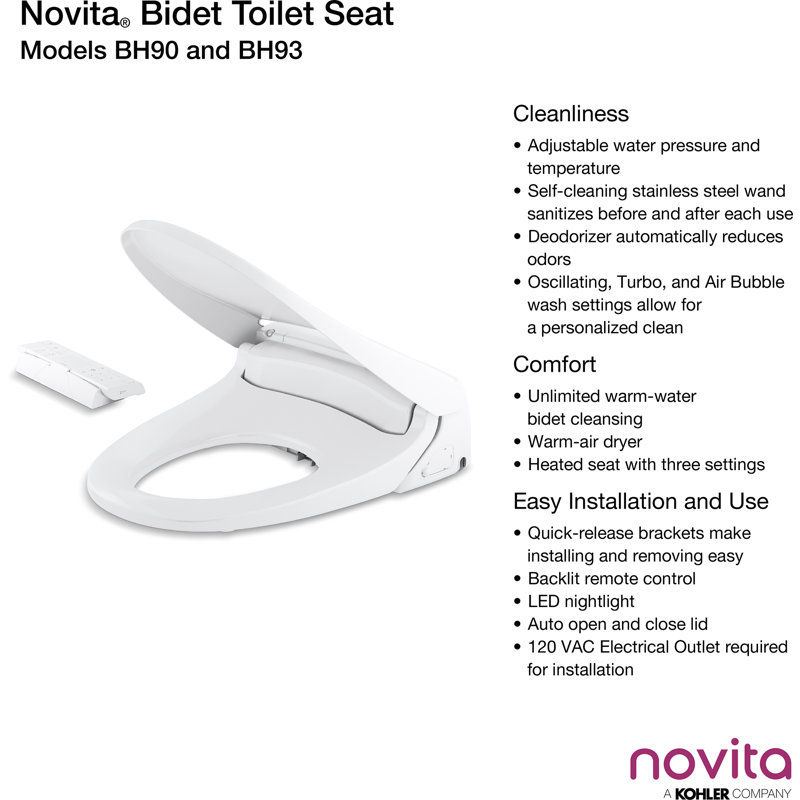 Novita Toilet Seat Bidet