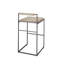 Bradbury Leather Bar Stool, Cream-588015851