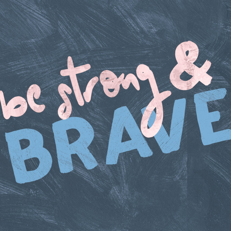Strong And Brave 5 - Wrapped Canvas Print, 76cm H x 76cm W