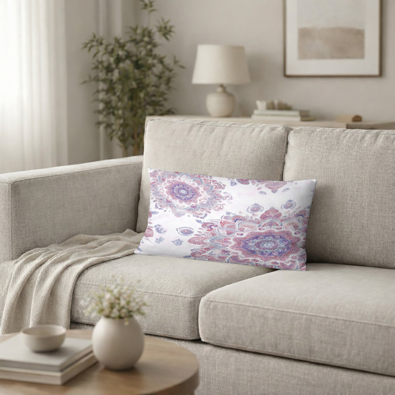 Coussin Boho, H 12 po x l 20 po