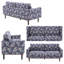 Élégant canapé double pour espaces de vie - Causeuse moderne moelleuse de 75,75 po-370006905