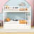 Full Over Full Bunk Bed With Twin Trundle, Guardrails And Ladder, Convertible Into Separate Beds-1798393929