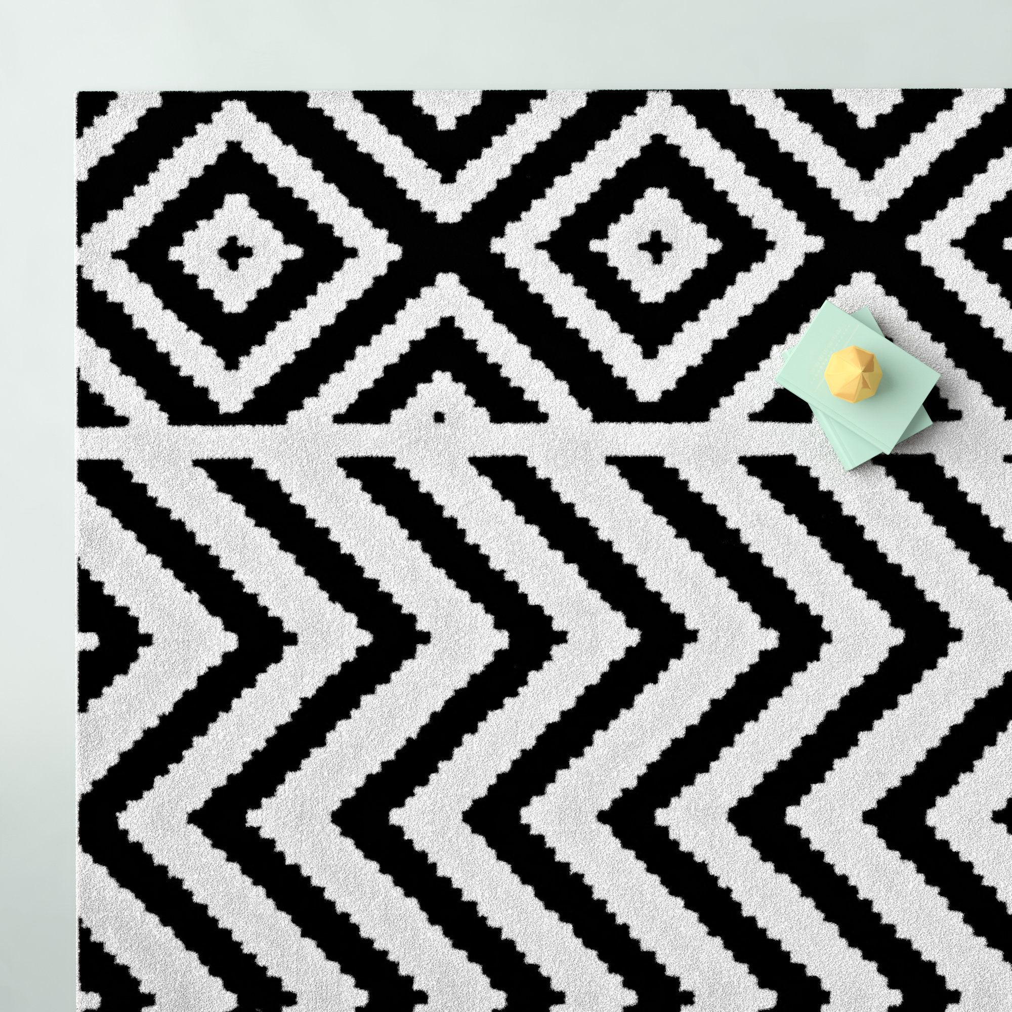 Modway Ailani Geometric Chevron / Diamond Area Rug & Reviews | Wayfair