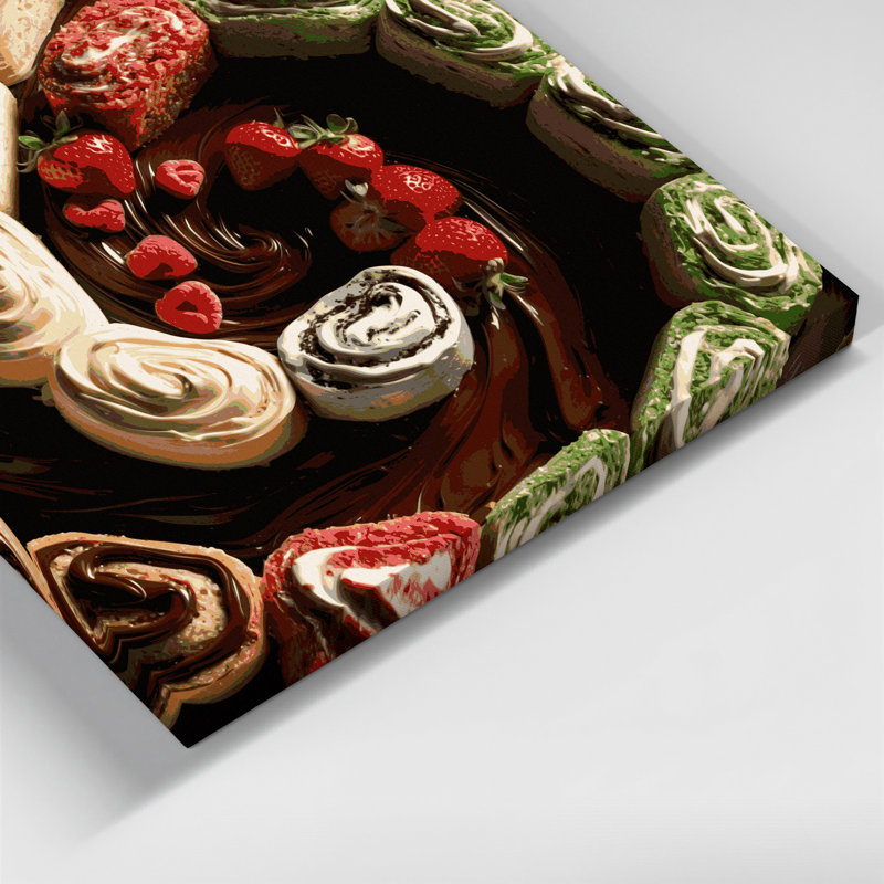 Art mural sur toile Desserts, H 11 po x l 14 po