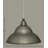 Cord Hung Mini Pendant With Double Bubble Metal Shade-32465283-32465286
