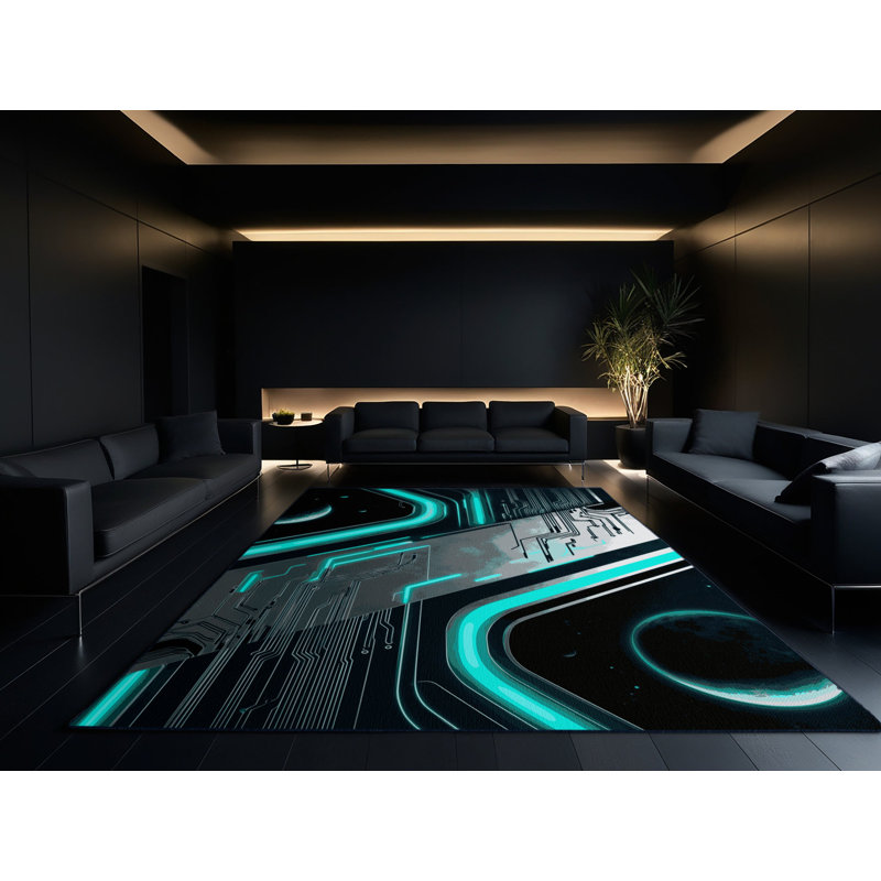 Tapis Orbit Glow, Rectangulaire 2 pi x 3 pi