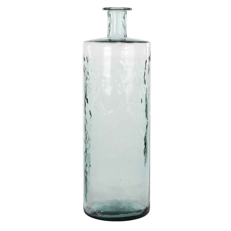 Brinley Glass Decorative Bottle, Transparent, 75cm H x 25cm W x 25cm D