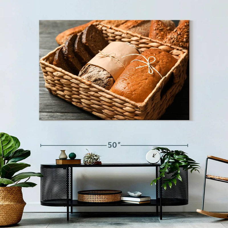 Yarlin Bread Gift Basket, 34" H x 51" W