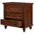 Albers Traditional 3-Drawer Nightstand with Pull-out Shelf and Solid Wood Legs-8465785-29231098