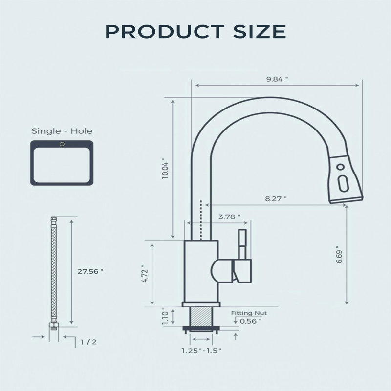 Brayden Studio Caide Kitchen Faucet