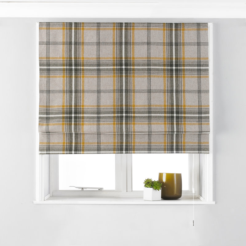 Belvidera  Blackout Roman Shade, 91cm W x 137cm L, Rust