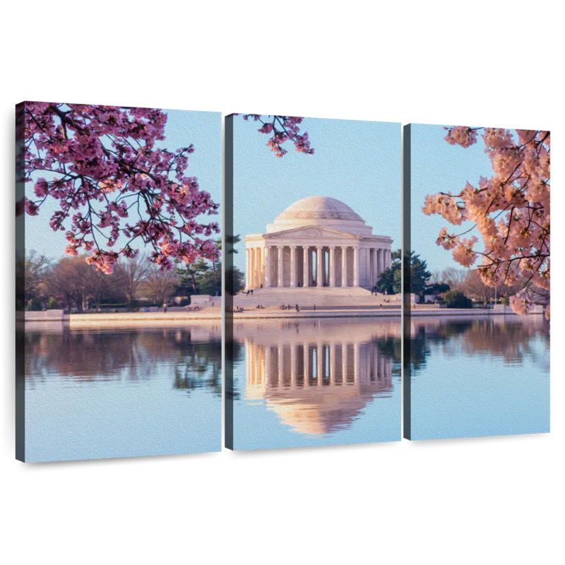 Historic Jefferson Memorial, 48" H x 74" W