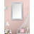 Shmuel Wood Framed with Safety Backing Ideal for Bathroom / Vanity Mirror-744902691-724599327