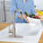 Pull Down Single Handle Kitchen Faucet With Deck Plate, Handles and Supply Lines-86502923