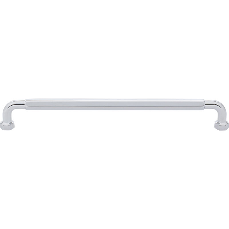 Dustin Bar Pull, Polished Chrome, 8 13/16" Center To Center