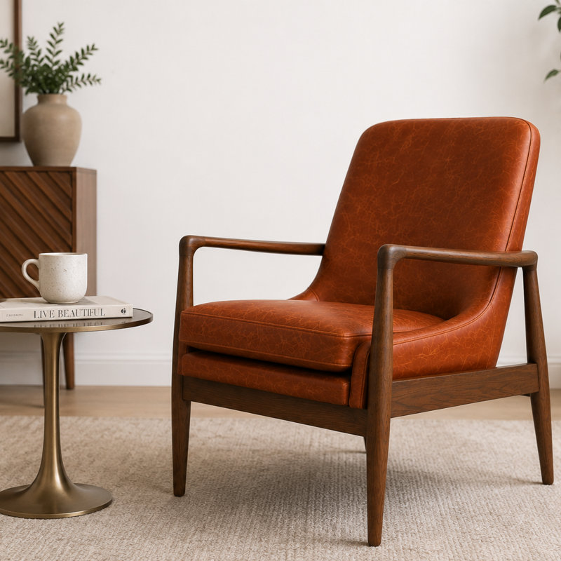 Bobbie Leather Lounge Chair