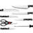 Cheer Collection 13 Piece Stainless Steel Knife Block Set