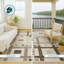 Tapis géométrique intérieur / extérieur lavable à la machine Chantille ACN2708-933808831-933808800