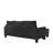 Jessica Sofa Chaise , BLACK