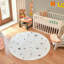 Beige Modern Washable Rug, Graphics Anti - Slip Rug For Living Room, Dining Room, Bedroom, Kitchen-1281161271
