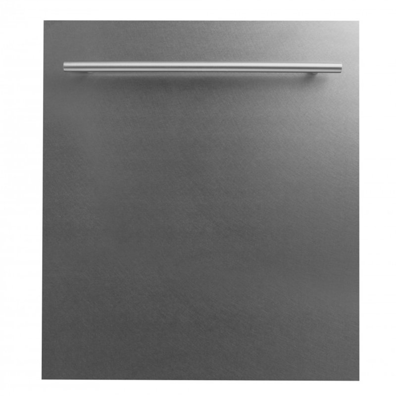 ZLINE 24 in. Fingerprint Resistant Control Dishwasher with Stainless Steel Tub and Style Handle, 52dBa