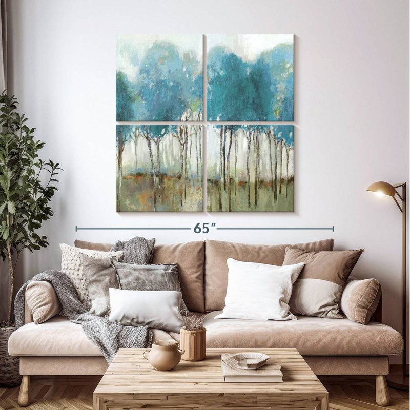 Harnek Misty Meadow I, 45'' H x 45'' W